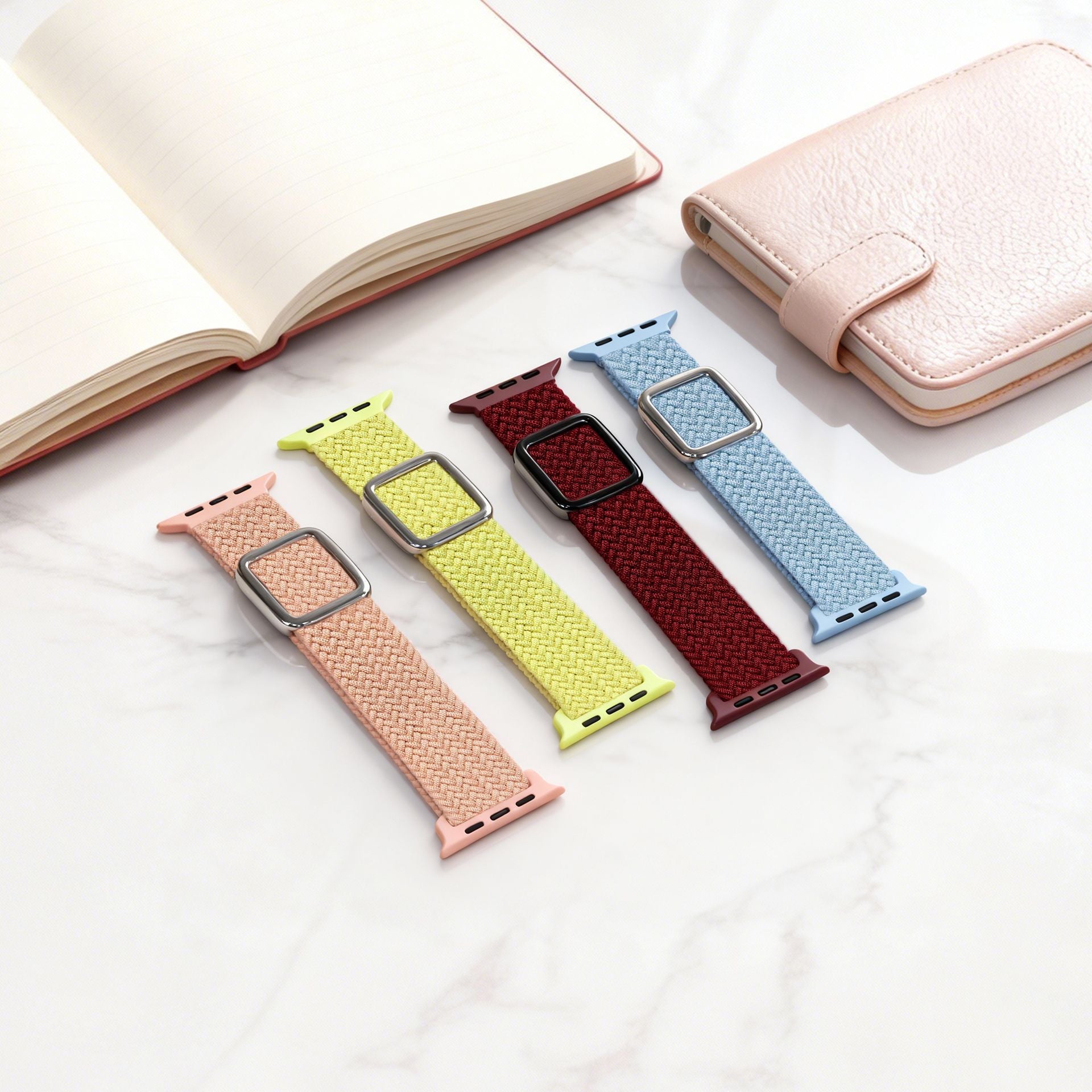 Modern style magnetic clasp breathable nylon strap For Apple Watch