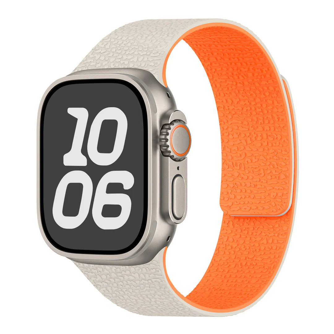 Texture Design-Magnetic Silicone Strap for Apple Watch