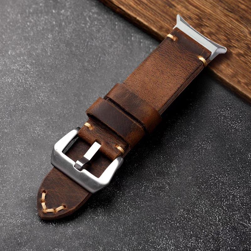 Vintage Leather Band For Samsung Watch Ultra /7 / 6 /5 Pro / 5 /4