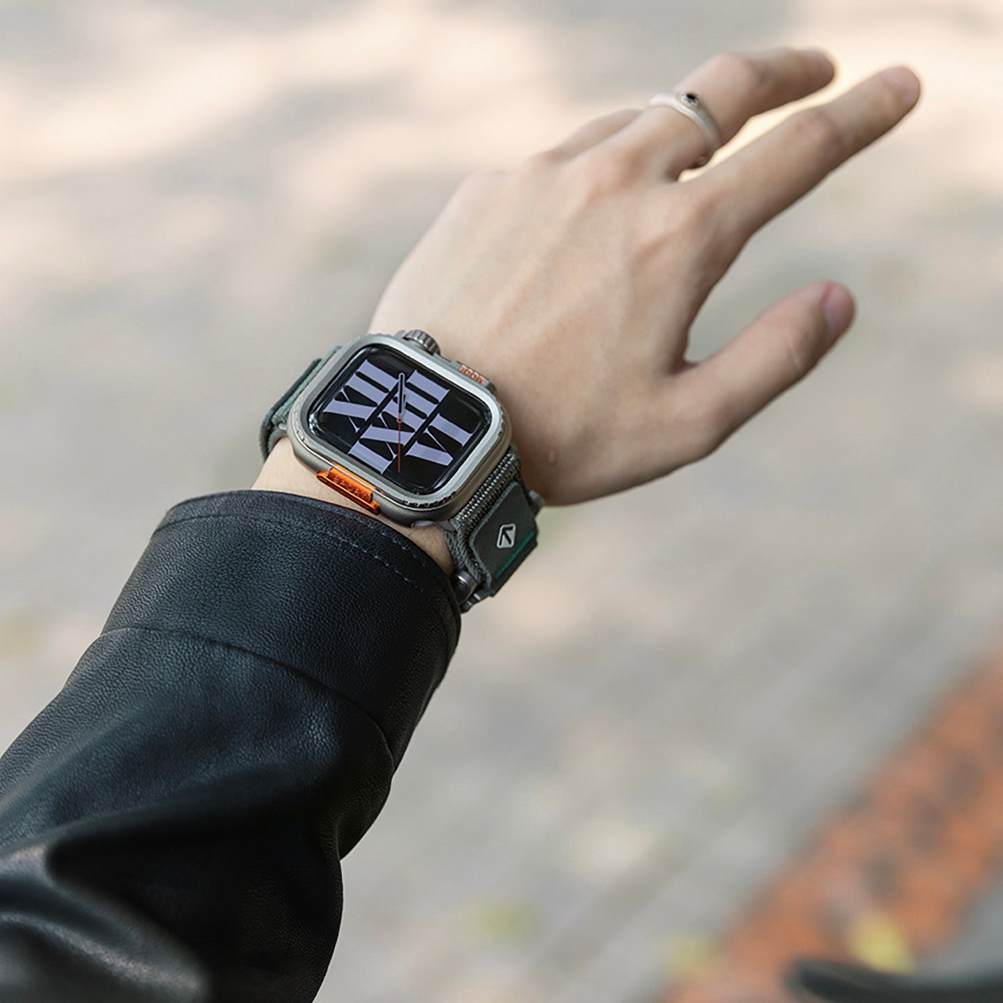 Techwear Tactical Nylon Band For Apple Watch