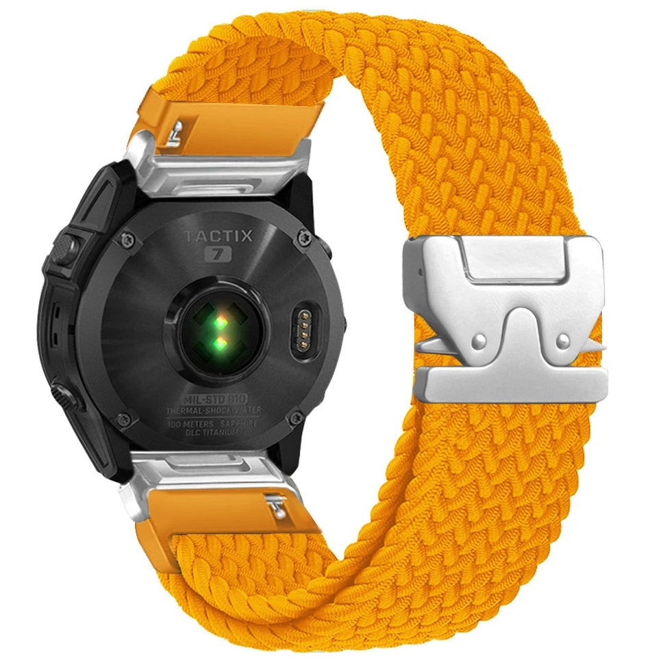 Nylon Braided Band For Garmin Fenix 6X 6 Pro 8 7 7X 5 5X Plus