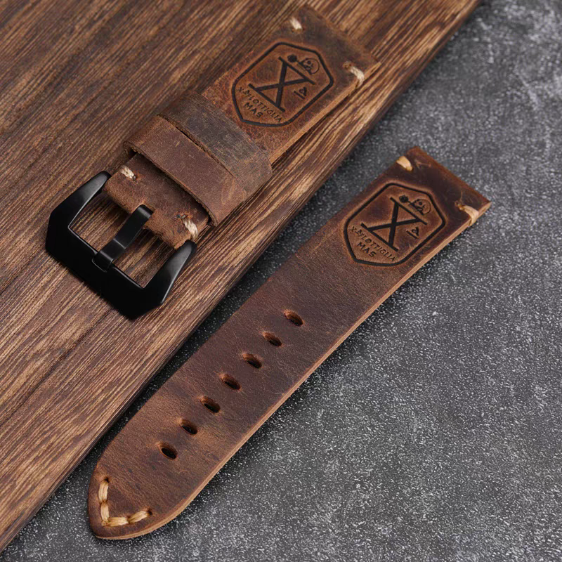 Vintage Leather Band For Samsung Watch Ultra /7 / 6 /5 Pro / 5 /4