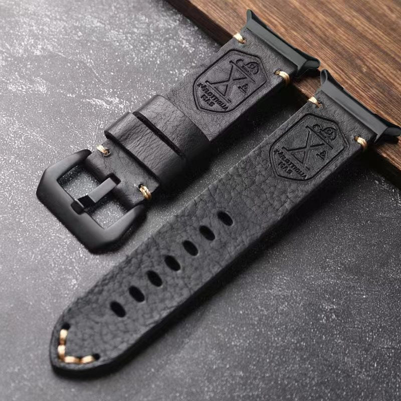 Vintage Leather Band For Samsung Watch Ultra /7 / 6 /5 Pro / 5 /4
