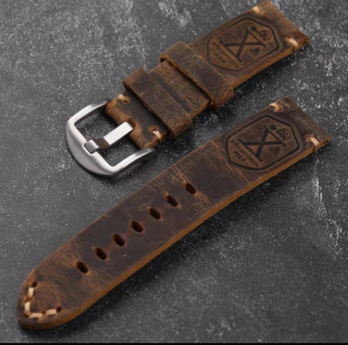 Vintage Leather Band For Samsung Galaxy Watch 8 Classic/Samsung Watch Ultra/ 8 /7/6 /5 Pro/5/4
