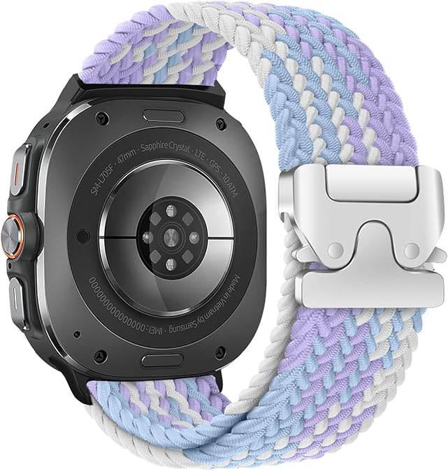 Nylon Braided Band For Samsung Galaxy Watch Ultra / 7 /6 / 5 / 4