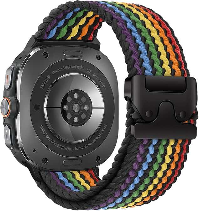 Nylon Braided Band For Samsung Galaxy Watch Ultra / 7 /6 / 5 / 4