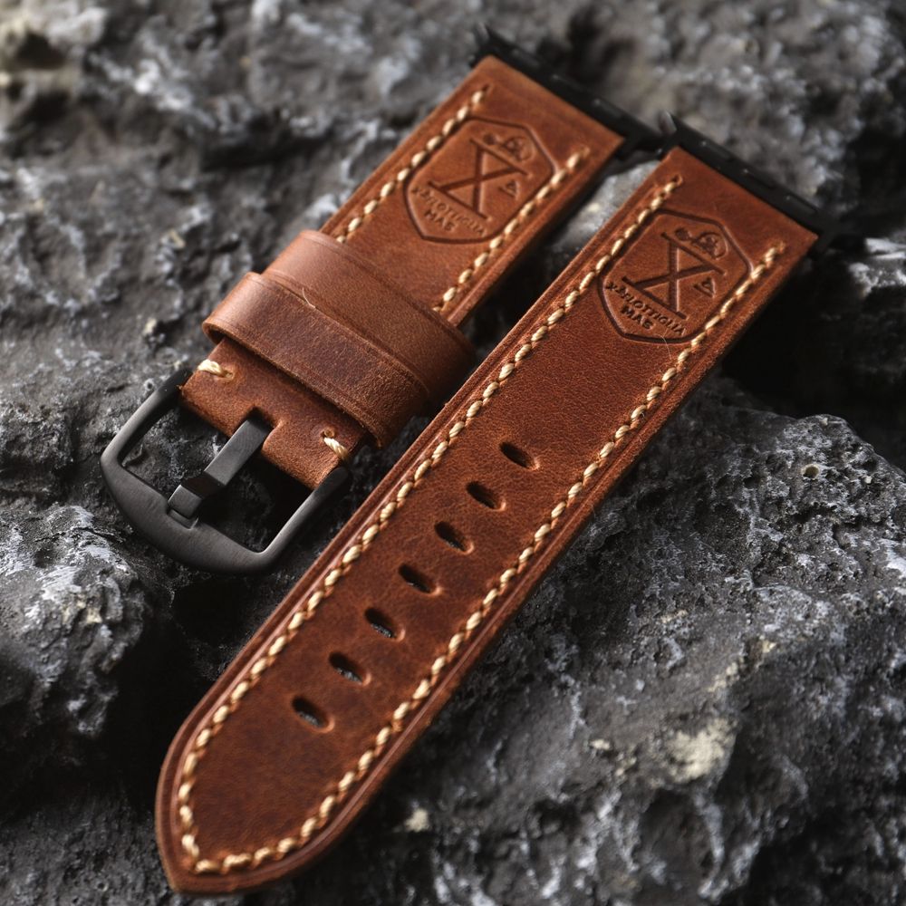 Vintage Leather Apple Watch Strap