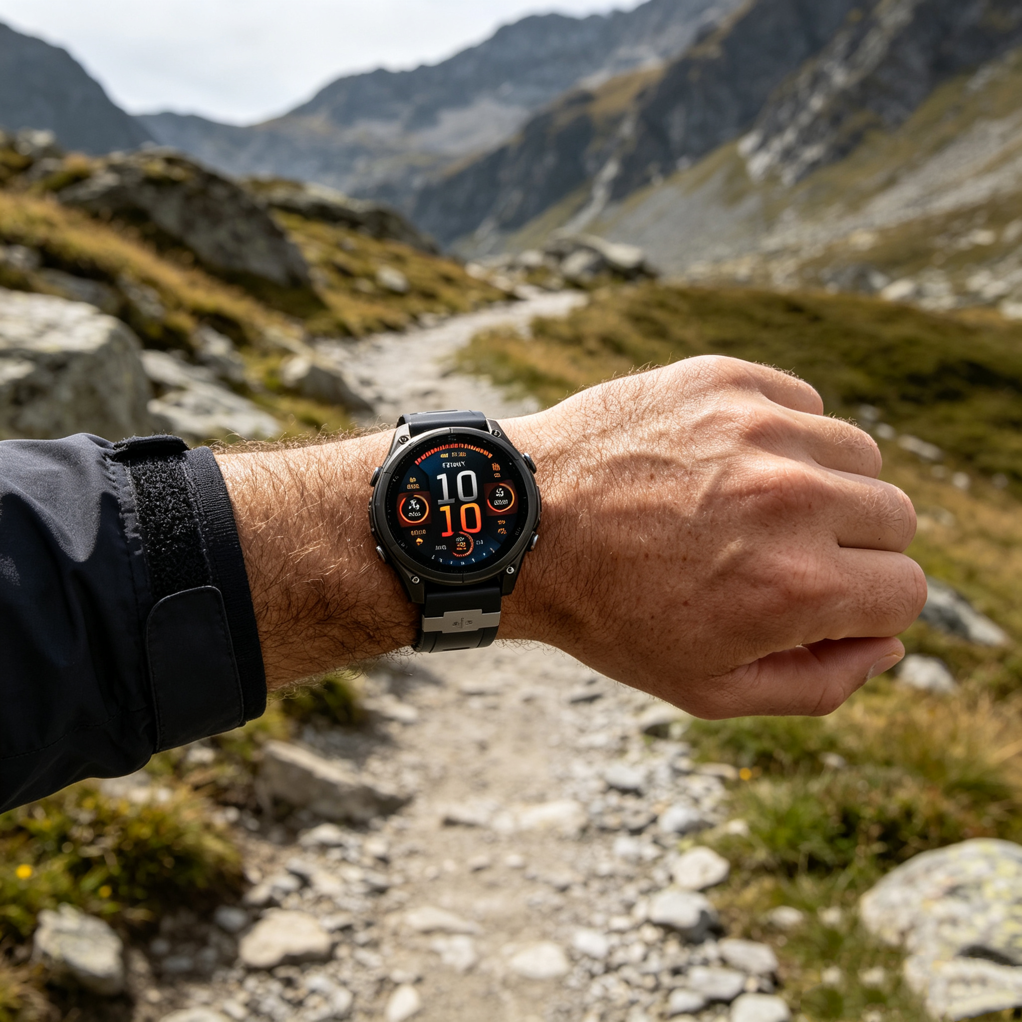 Baool Rugged FKM Watch Band for Garmin