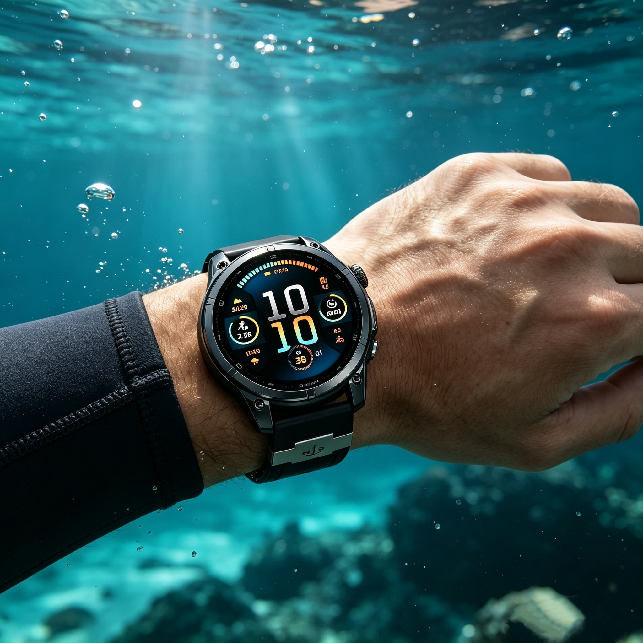 Baool Rugged FKM Watch Band for Garmin