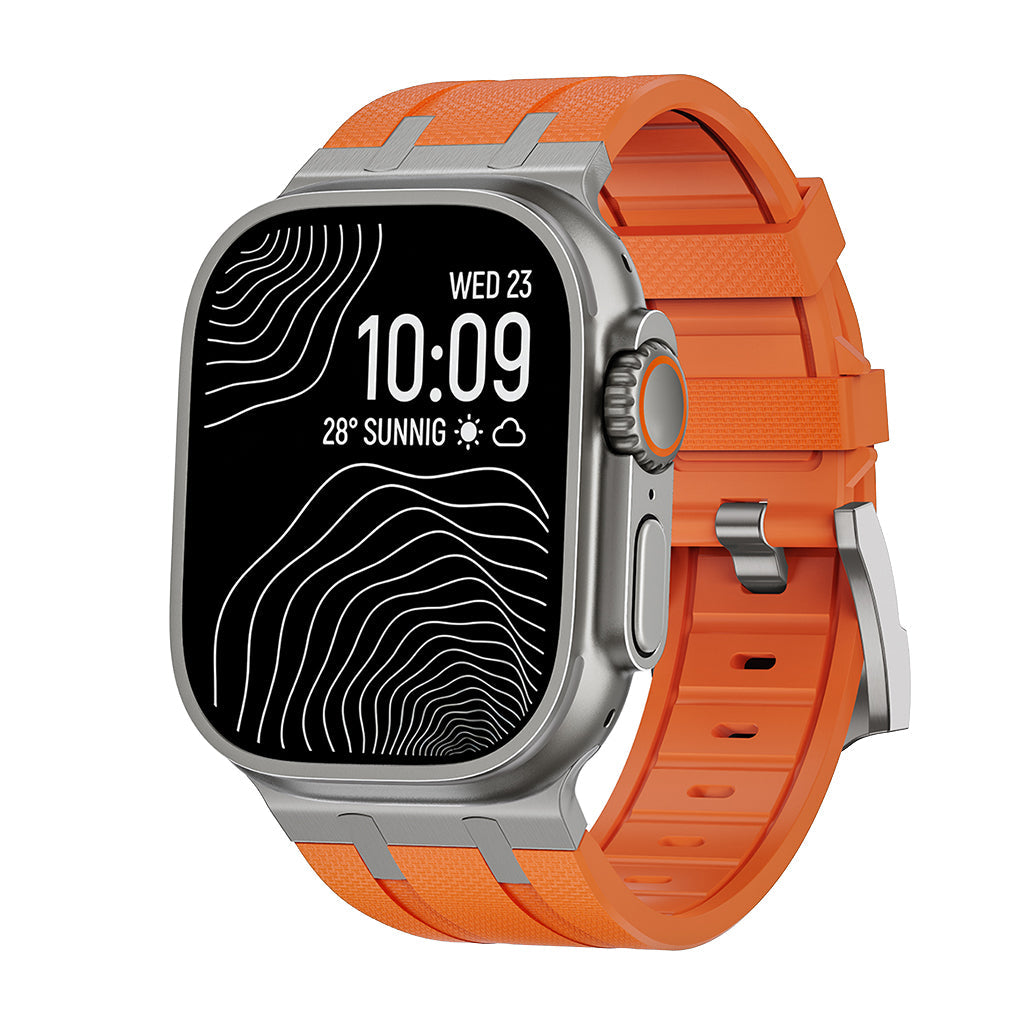 AP-Style Integrated FKM Apple Watch Band
