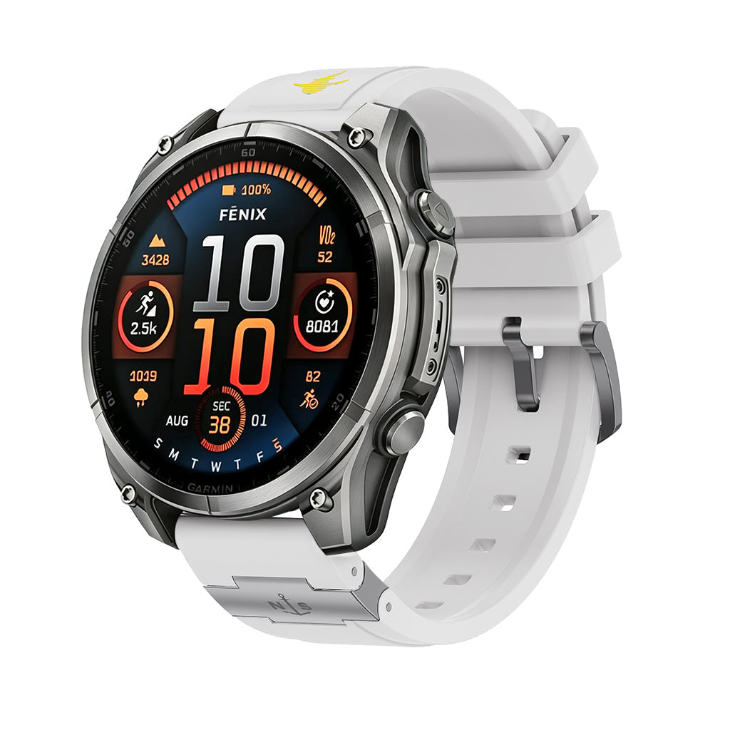 Baool Rugged FKM Watch Band for Garmin