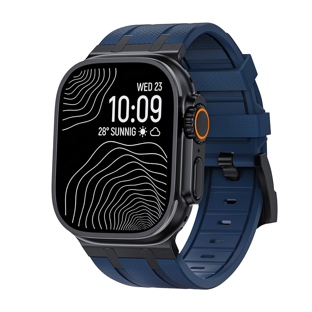 AP-Style Integrated FKM Apple Watch Band