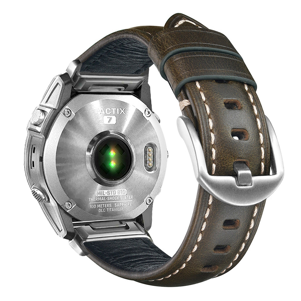 Nappa Leather Watch Band For Garmin