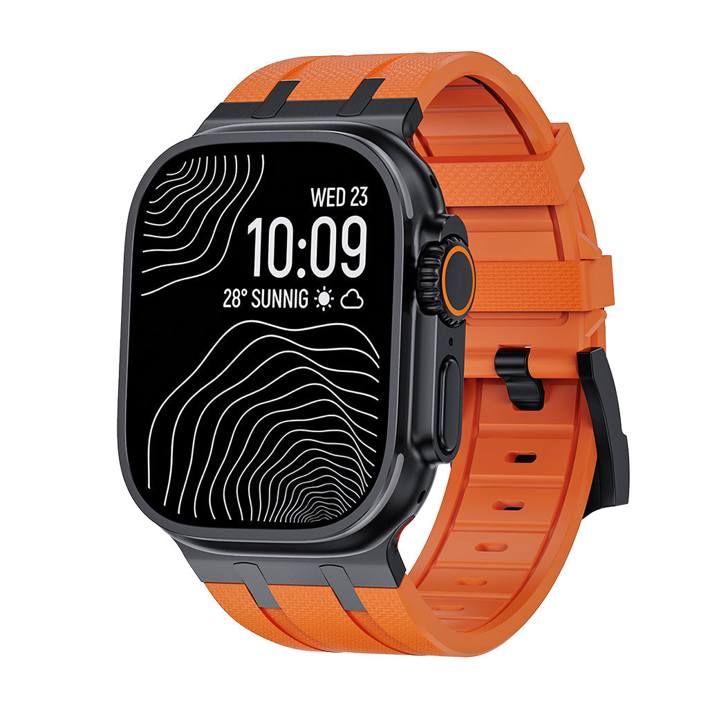 AP-Style Integrated FKM Apple Watch Band