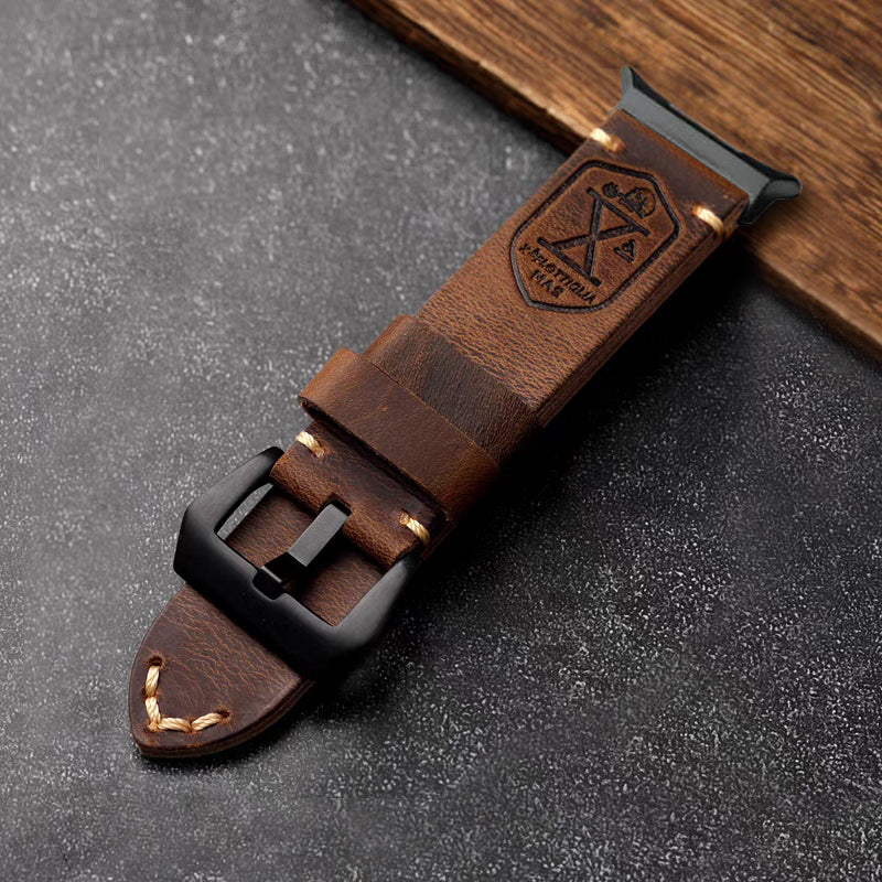 Vintage Leather Band For Samsung Watch Ultra /7 / 6 /5 Pro / 5 /4