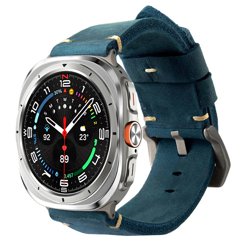 Vintage Leather Band For Samsung Watch Ultra /7 / 6 /5 Pro / 5 /4