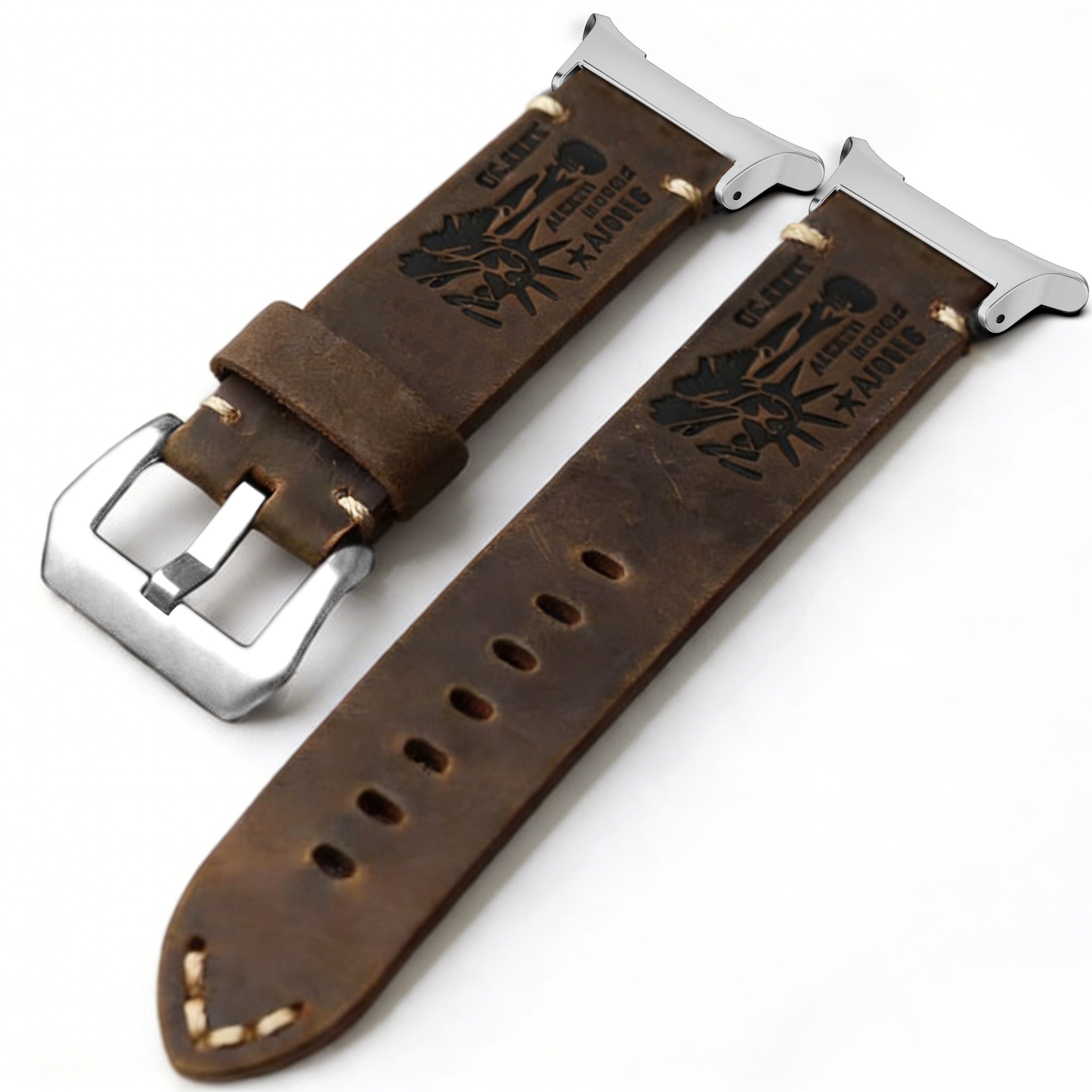 Vintage Leather Band For Samsung Galaxy Watch 8 Classic/Samsung Watch Ultra/ 8 /7/6 /5 Pro/5/4