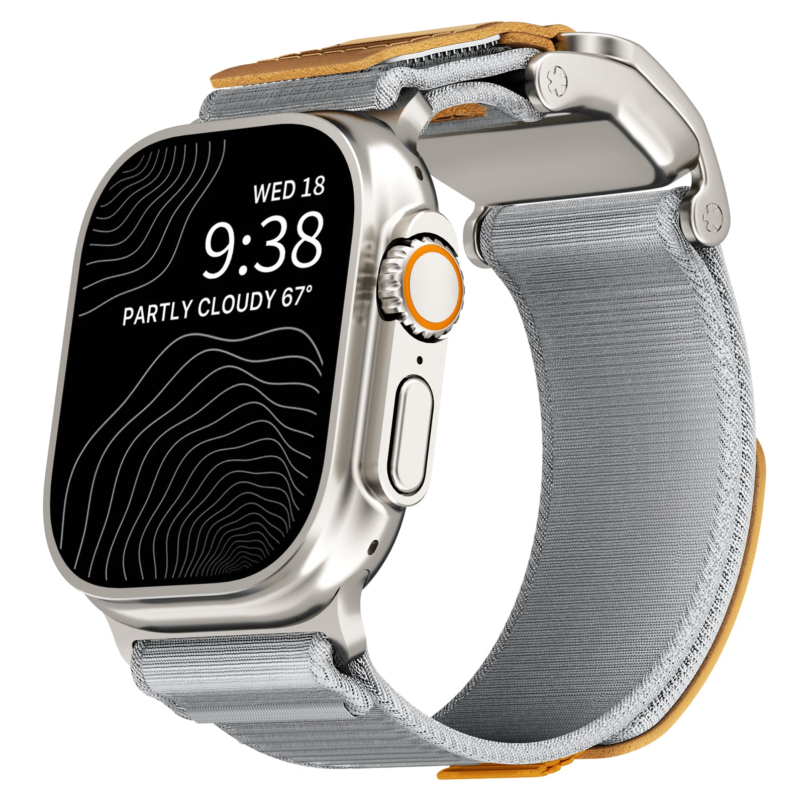 Mag Buckle Nylon Band For Apple Watch