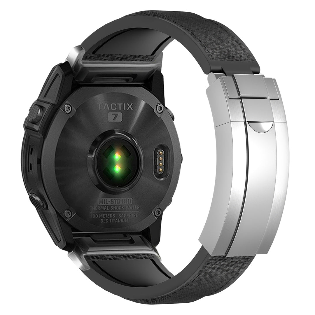 FKM Rubber “R” Buckle Strap For Garmin