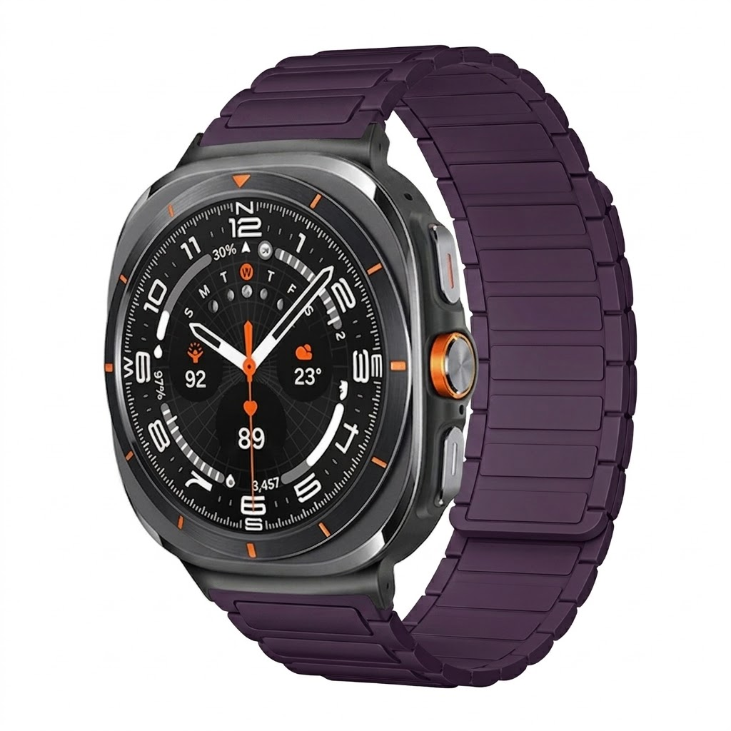 Sports Silicone Magnetic Band For Samsung Galaxy Watch/ Ultra/8/7/6/5/4