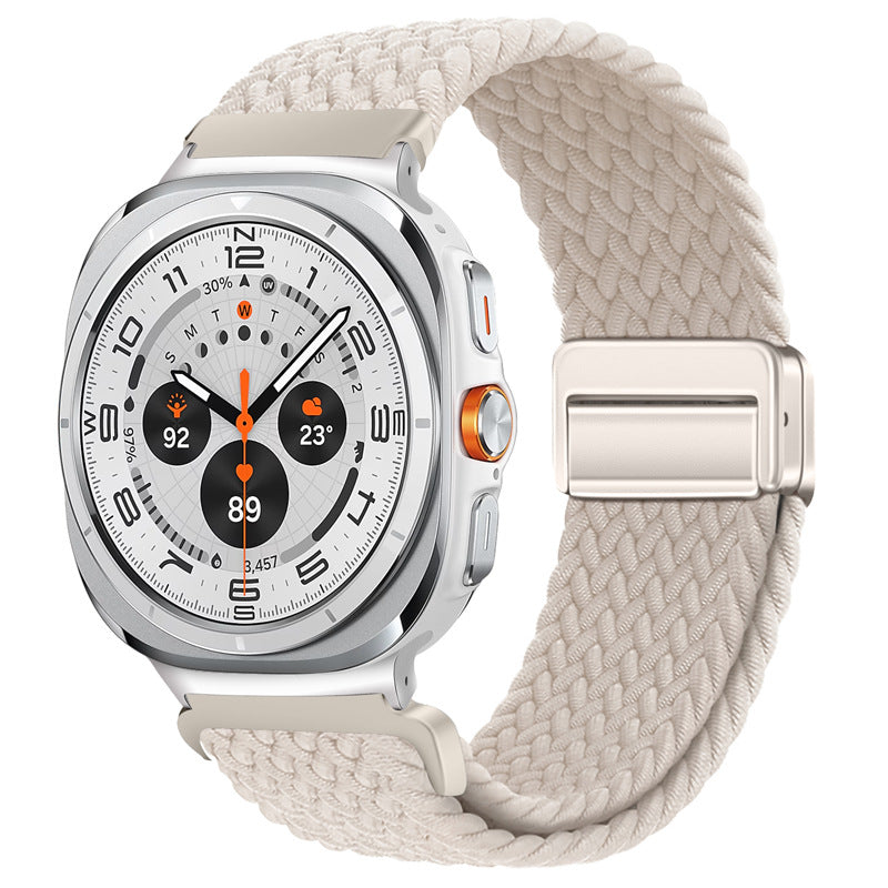 Magnetic buckle strap for Samsung Galaxy Watch Ultra/ Classic 4 /5 /Pro/6 / 7/8 Classic