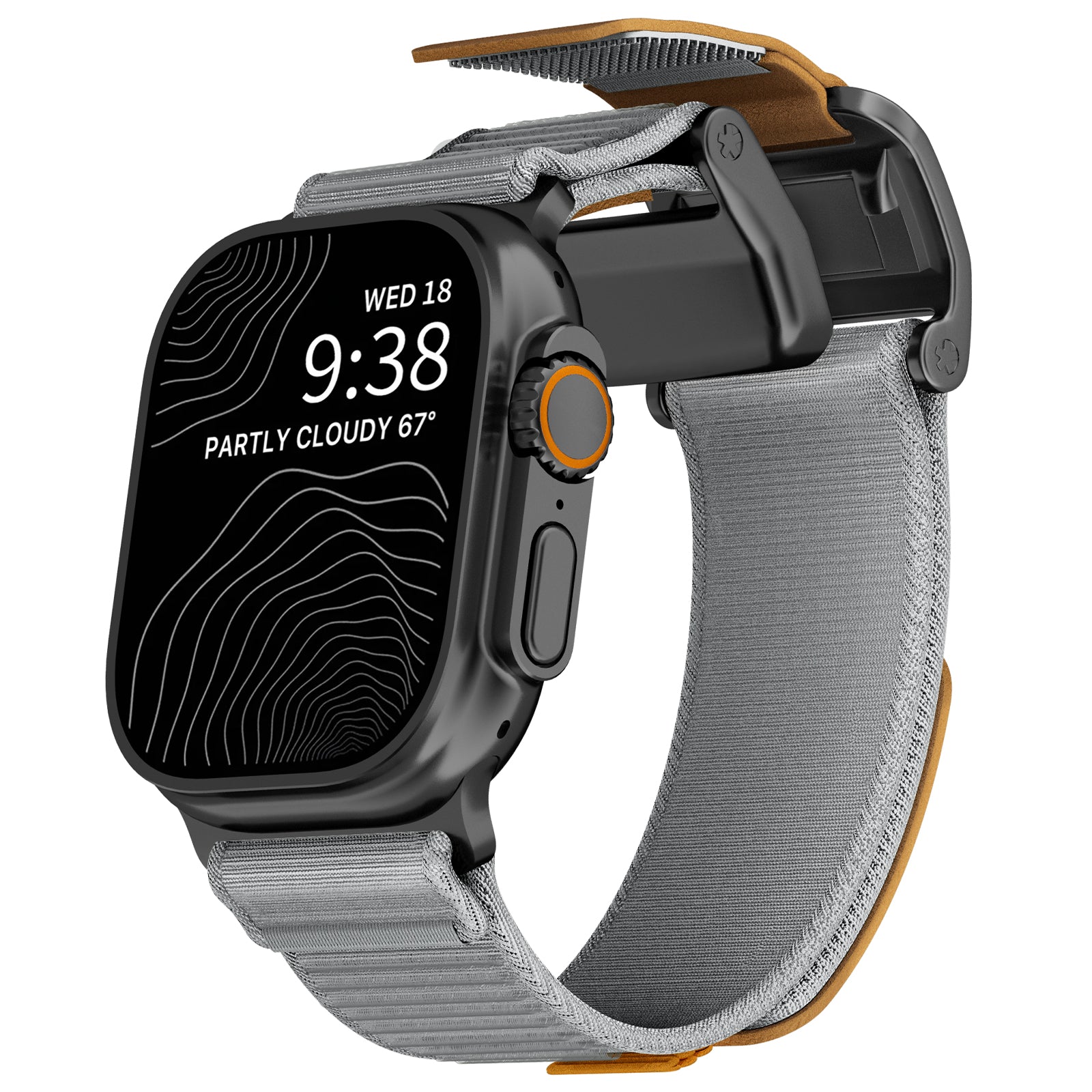 Mag Buckle Nylon Band For Apple Watch