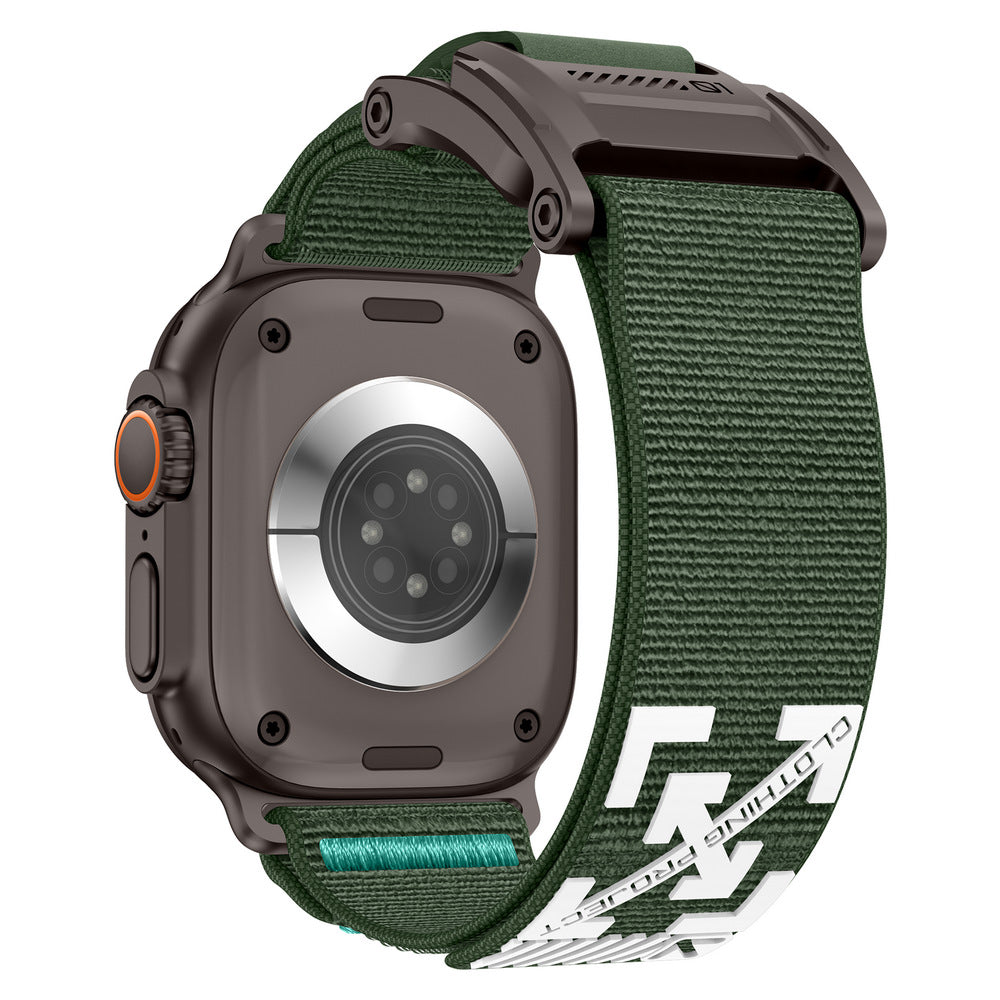 Heavy Duty Cyberpunk Nylon Magnetic Sport Band for Apple Watch