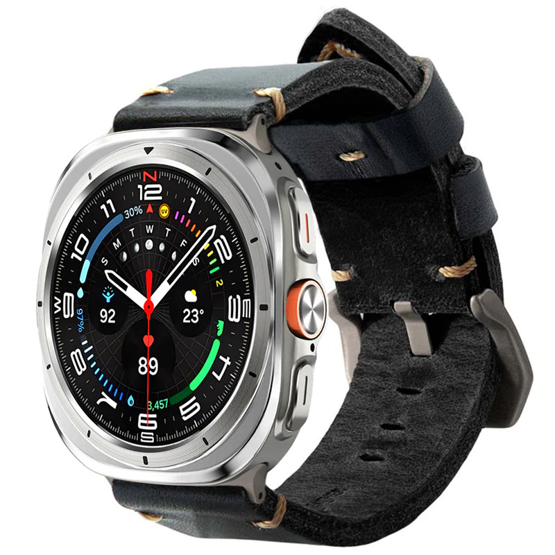 Vintage Leather Band For Samsung Watch Ultra /7 / 6 /5 Pro / 5 /4