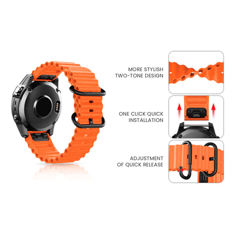 Ocean Band -For Garmin Watches 22mm/26mm