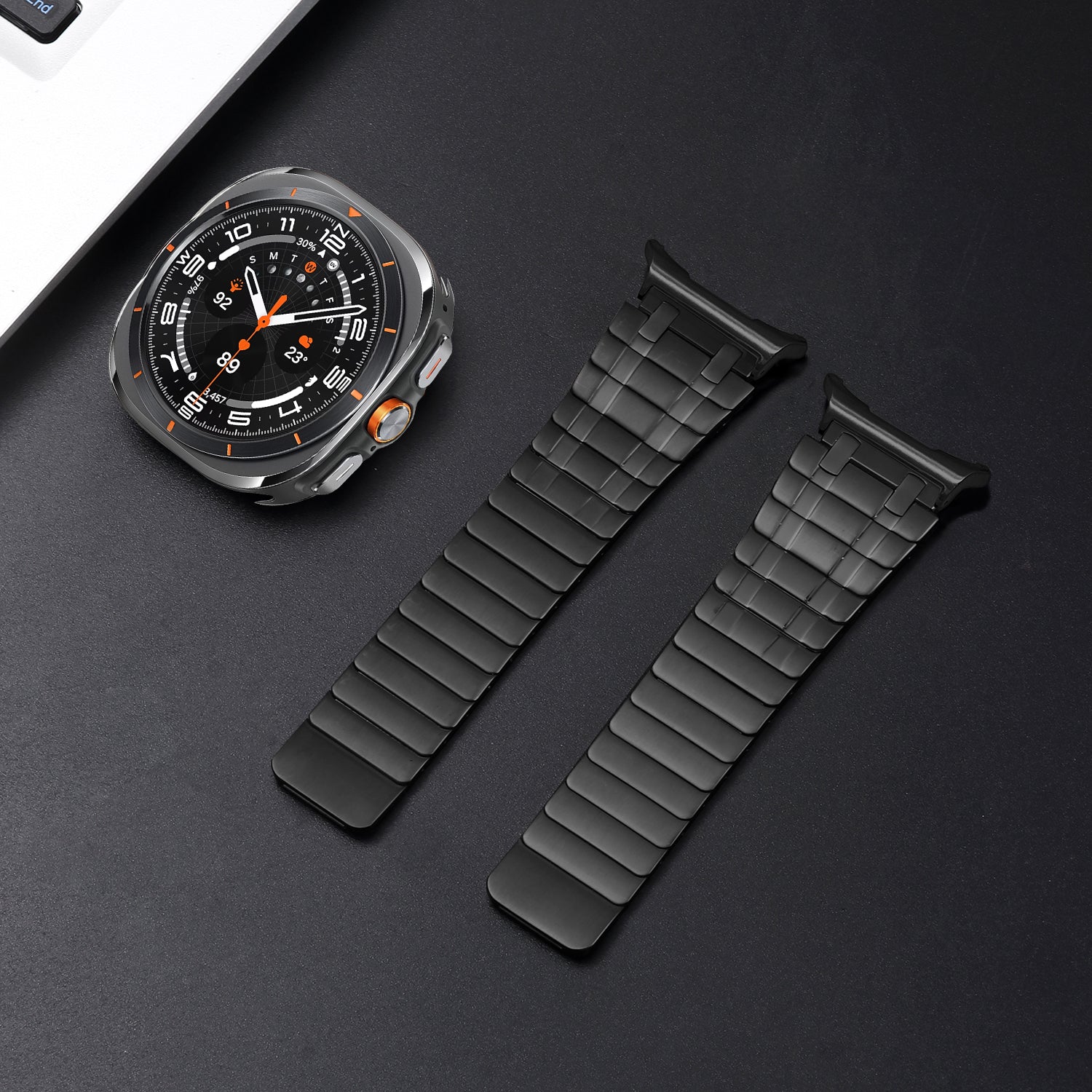 AP Frosted Stainless Steel Magnetic Band For Samsung Galaxy Watch 7 Ultra/Watch 8 Classic
