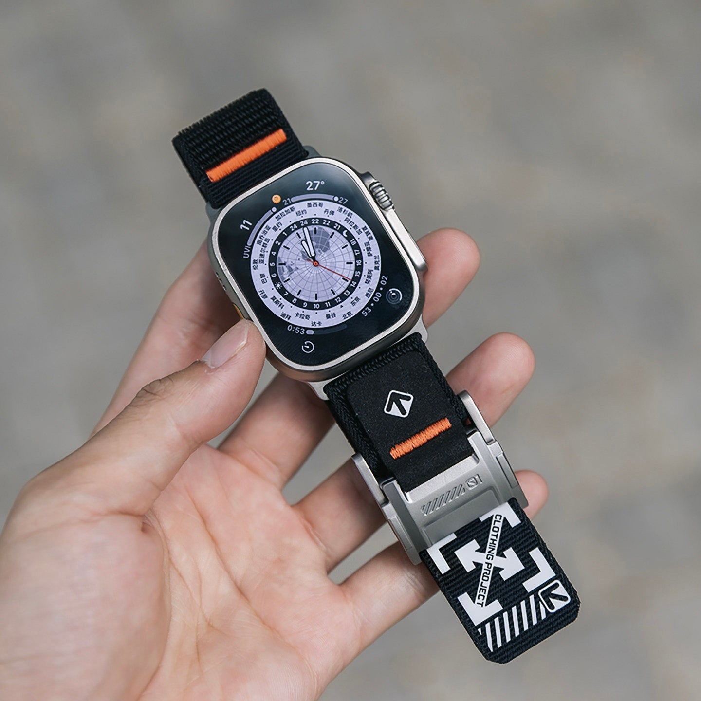 Heavy Duty Cyberpunk Nylon Magnetic Sport Band for Apple Watch