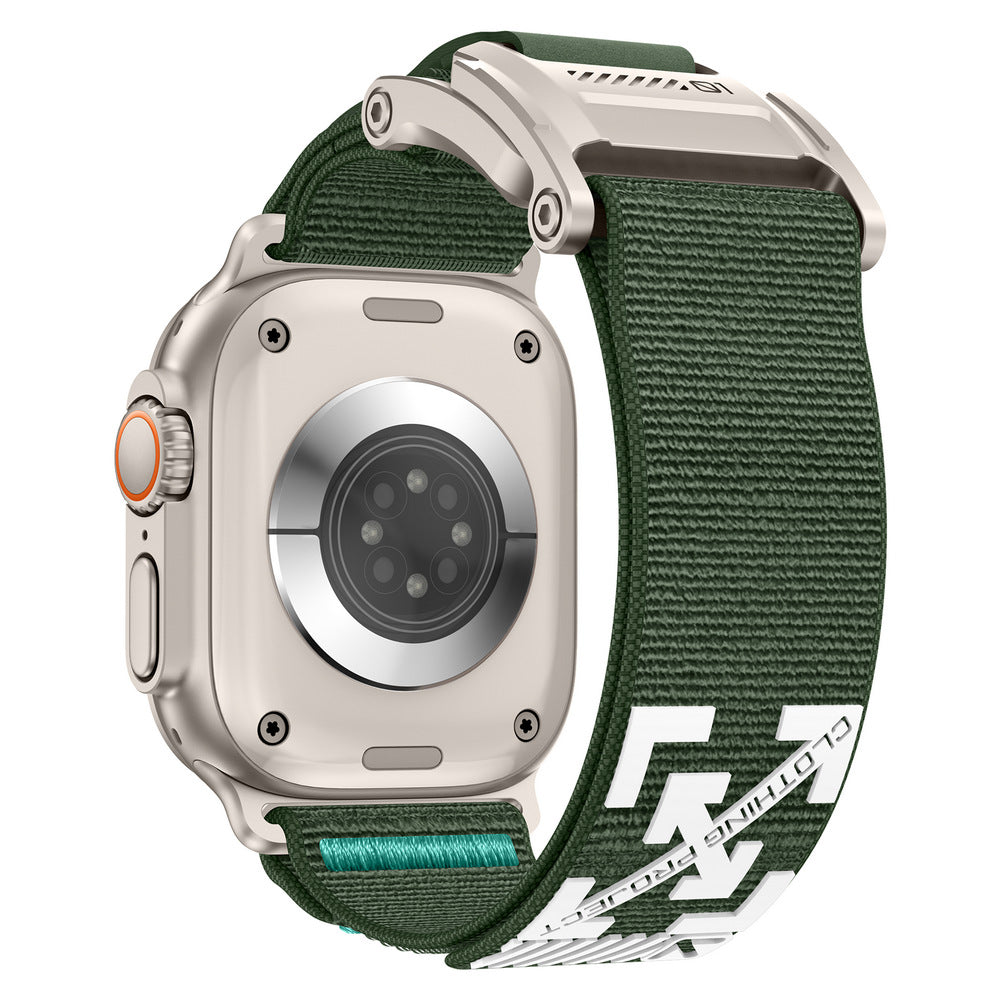 Heavy Duty Cyberpunk Nylon Magnetic Sport Band for Apple Watch