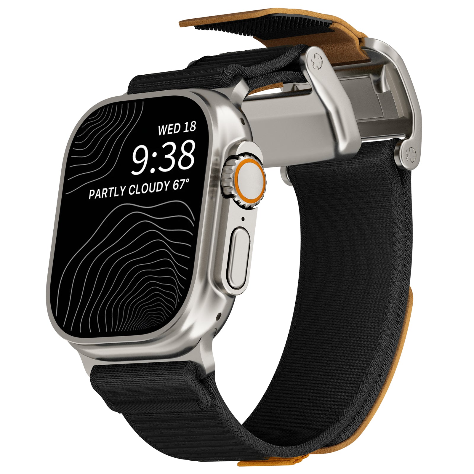 Mag Buckle Nylon Band For Apple Watch