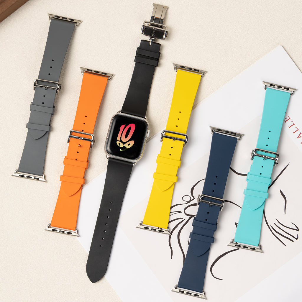 Skin Feel Fluororubber Apple Watch Band