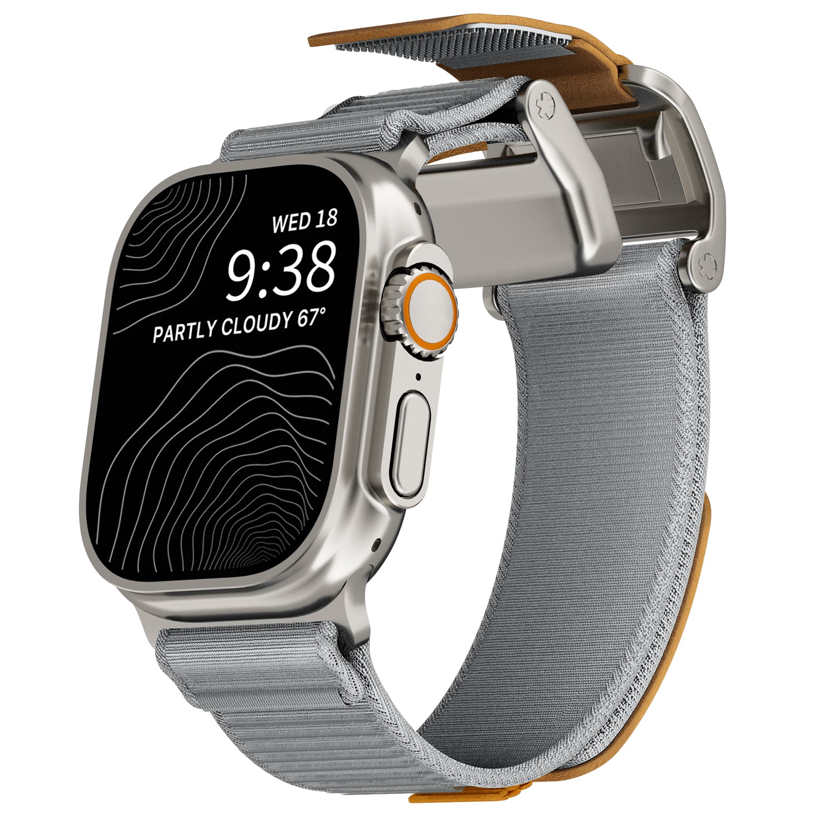 Mag Buckle Nylon Band For Apple Watch