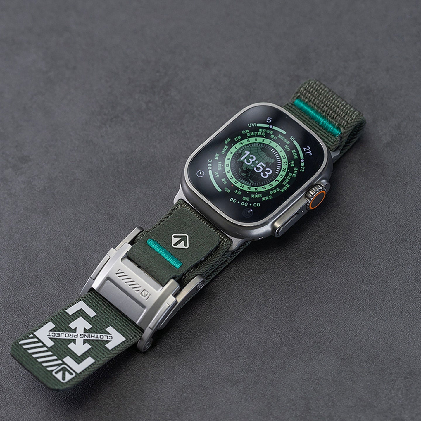 Heavy Duty Cyberpunk Nylon Magnetic Sport Band for Apple Watch