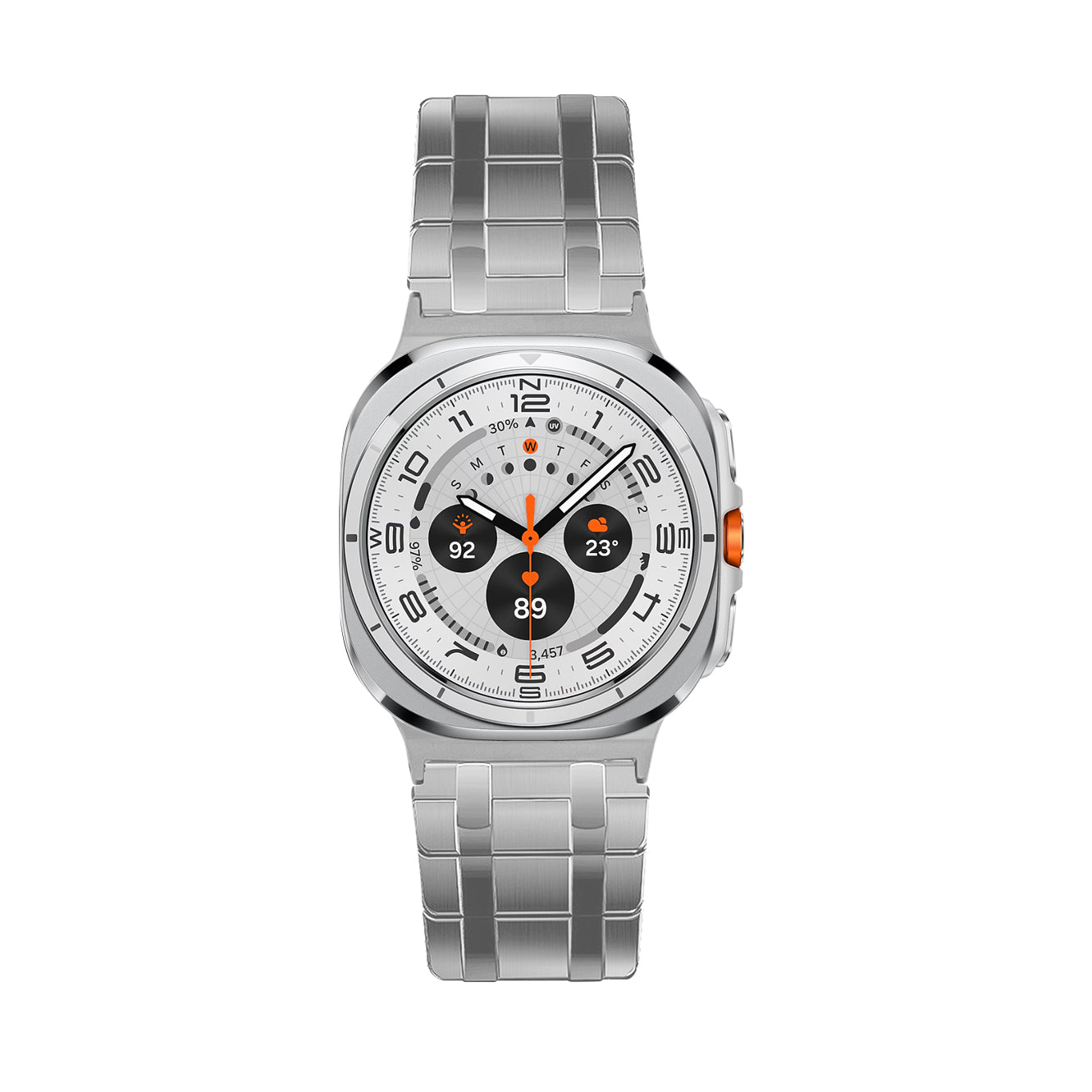 AP Frosted Stainless Steel Magnetic Band For Samsung Galaxy Watch 7 Ultra/Watch 8 Classic