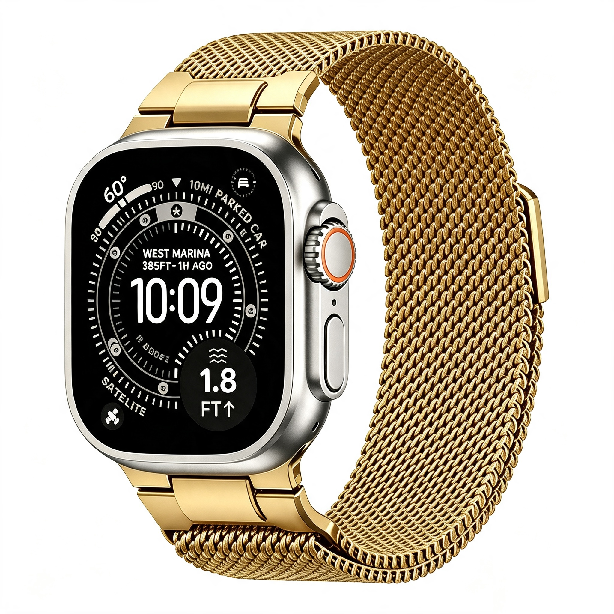 Mecha Milanese Loop Band For Apple Watch