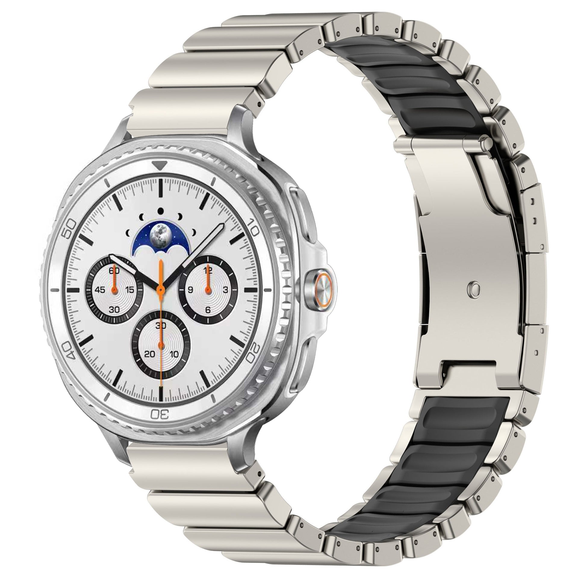 Titanium Band +FKM For Samsung Galaxy Watch