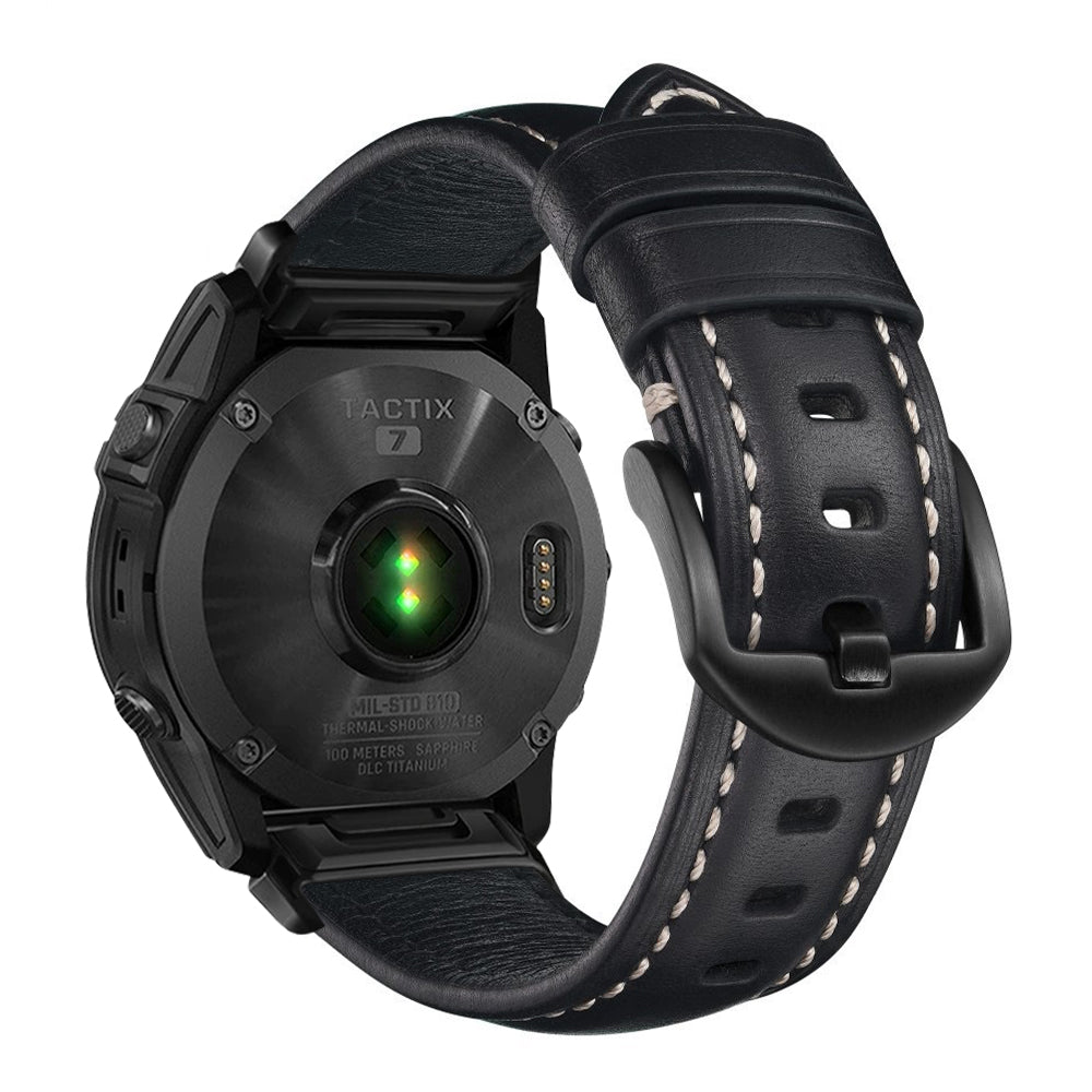 Nappa Leather Watch Band For Garmin
