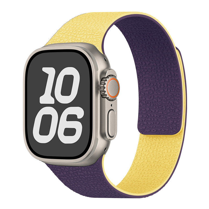 Texture Design-Magnetic Silicone Strap for Apple Watch