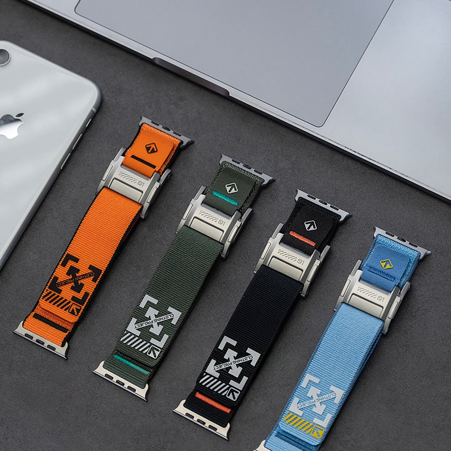 Techwear Tactical Nylon Band For Apple Watch