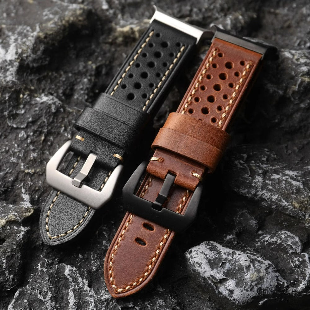 Vintage Racing Watch Band For Samsung Galaxy Watch Ultra/ Galaxy Watch 8 Classic