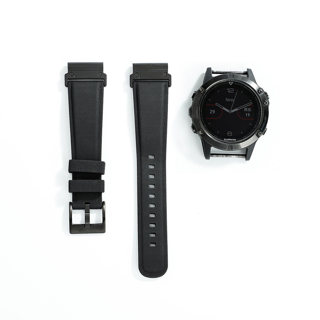 Premium FKM Rubber Textured Strap For Garmin