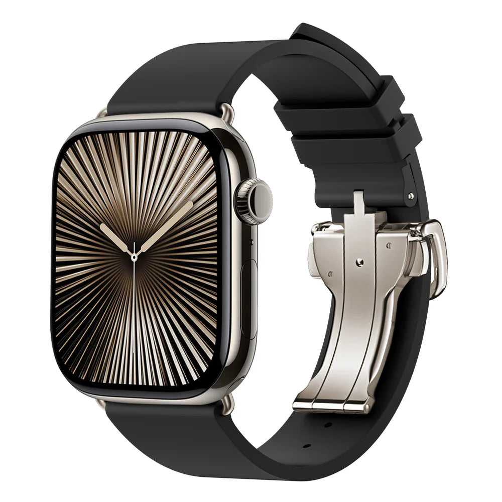 Skin Feel Fluororubber Apple Watch Band