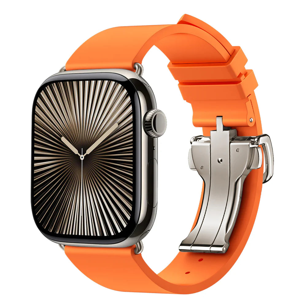 Skin Feel Fluororubber Apple Watch Band