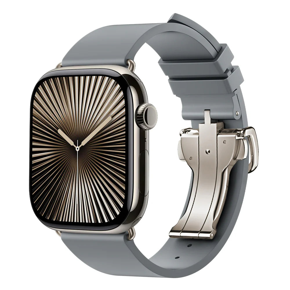 Skin Feel Fluororubber Apple Watch Band