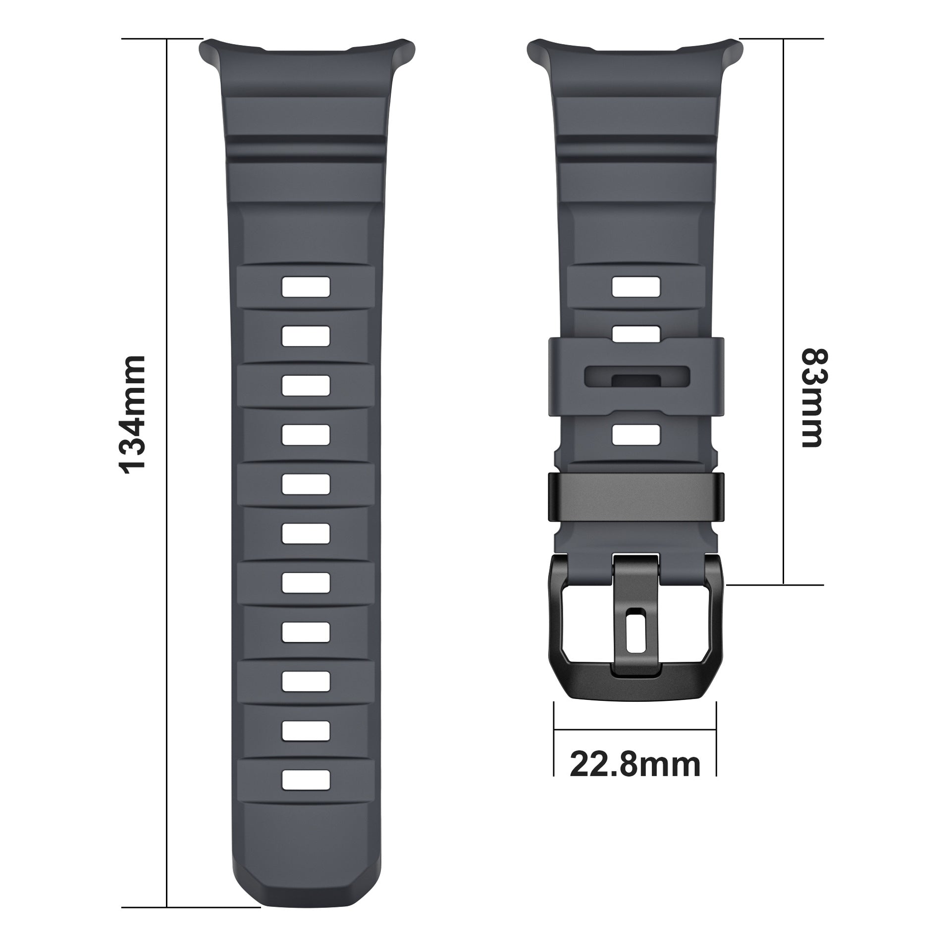 Titan Sport Silicone Band For Samsung Galaxy Watch Ultra/Watch 8