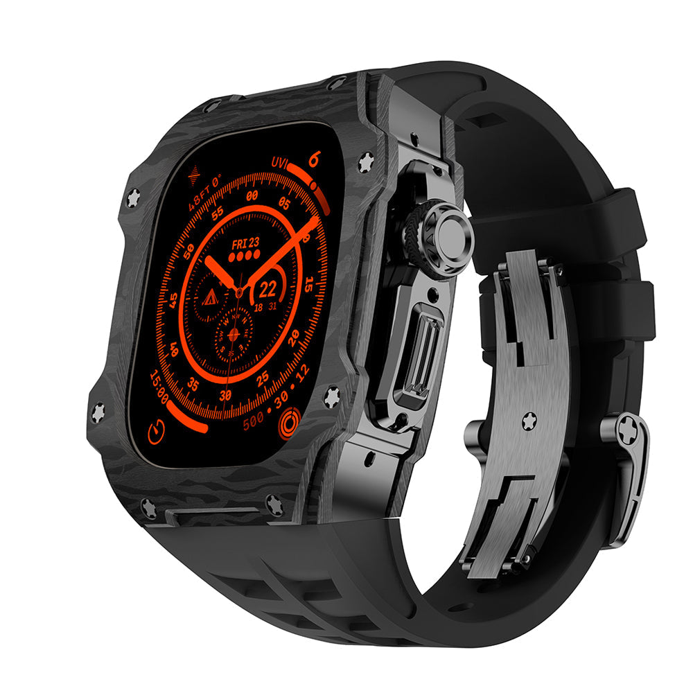 Vanguard Carbon Fiber Apple Watch Ultra - Black Case