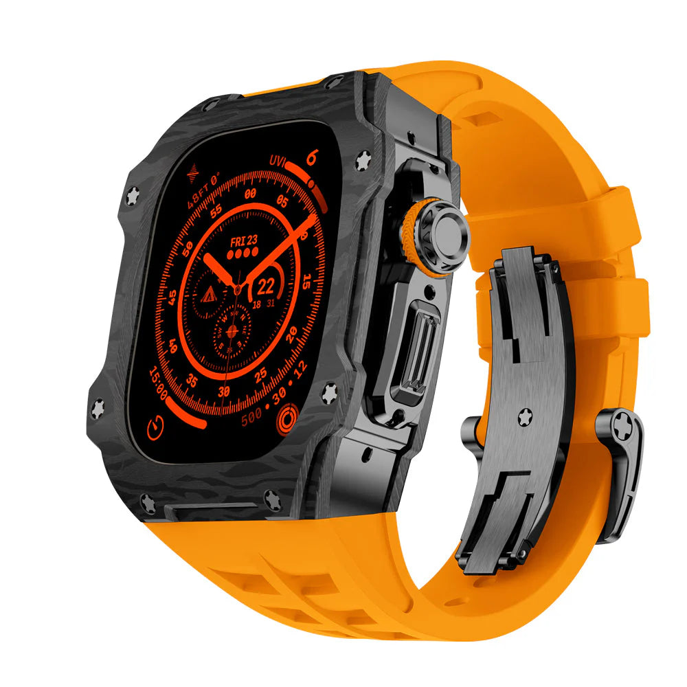 Vanguard Carbon Fiber Apple Watch Ultra - Black Case
